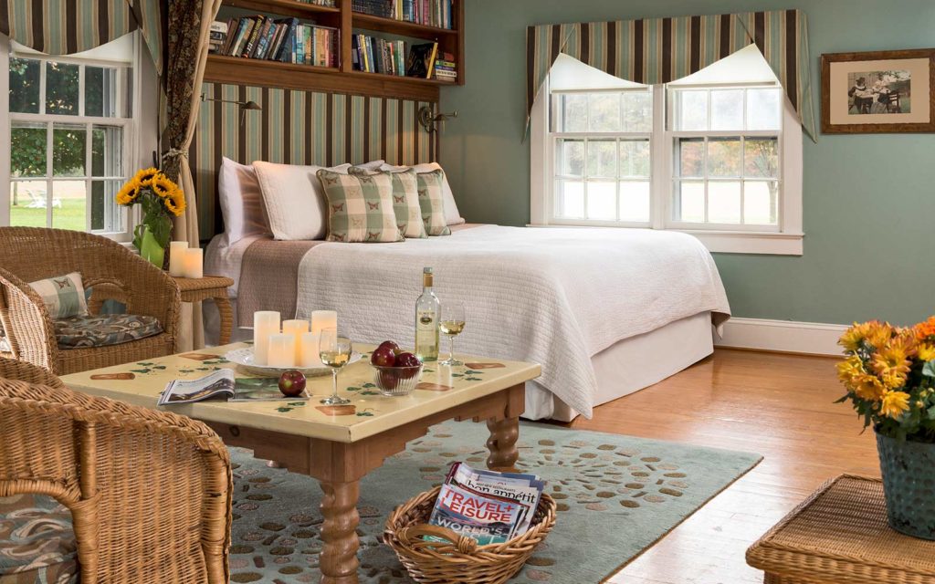 One of the beautiful guest rooms at our Eastern Shore Bed and Breakfast